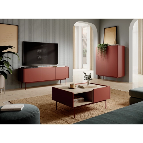 Stolik Kawowy CERAMIC RED